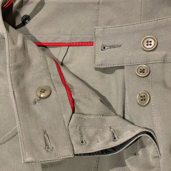 Prada size 42 made in Italy medium thick cotton pants - Picture 2 of 9